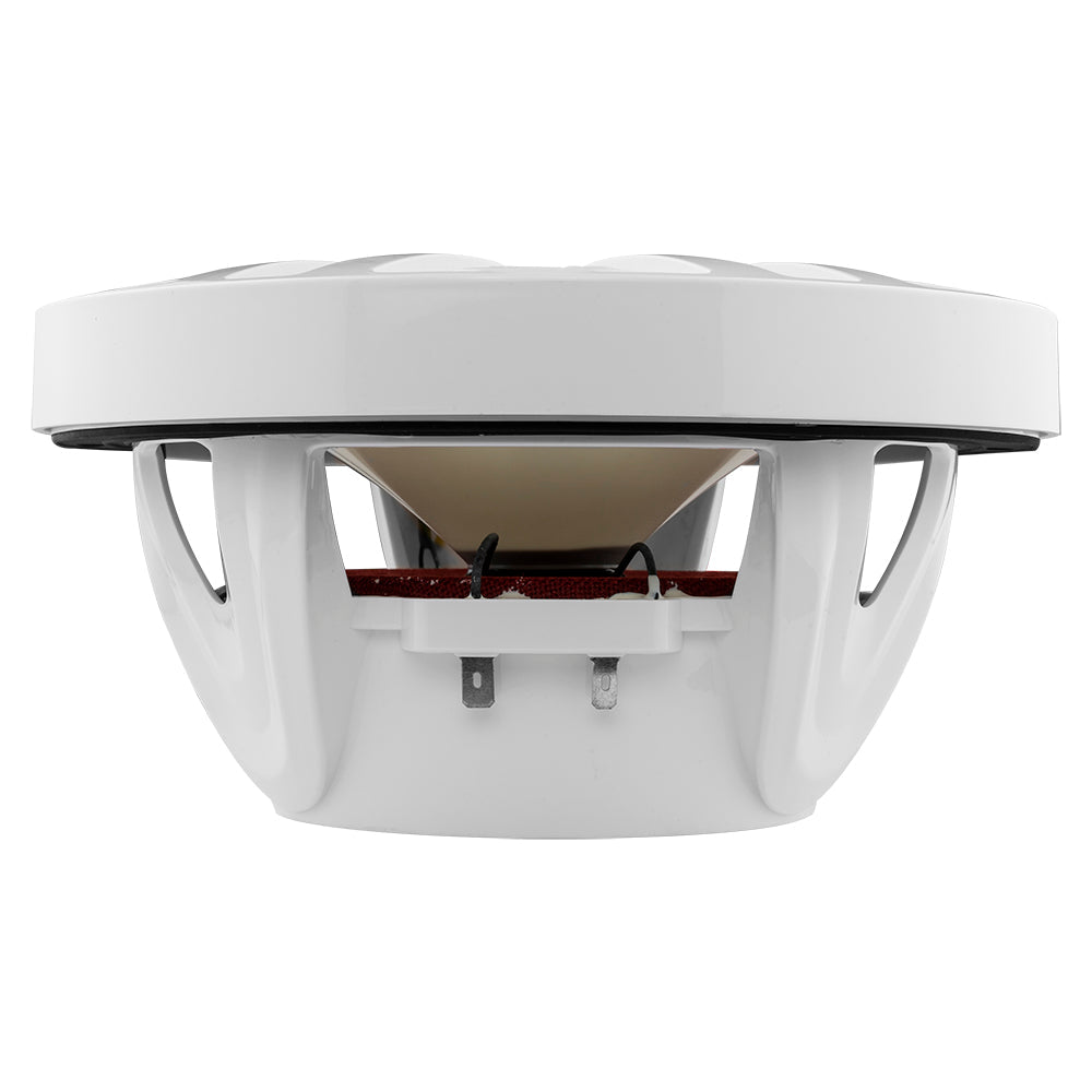 NXL 8" 2-Way Coaxial Marine Speaker With LED RGB Lights 125 Watts Rms 4-Ohm - White