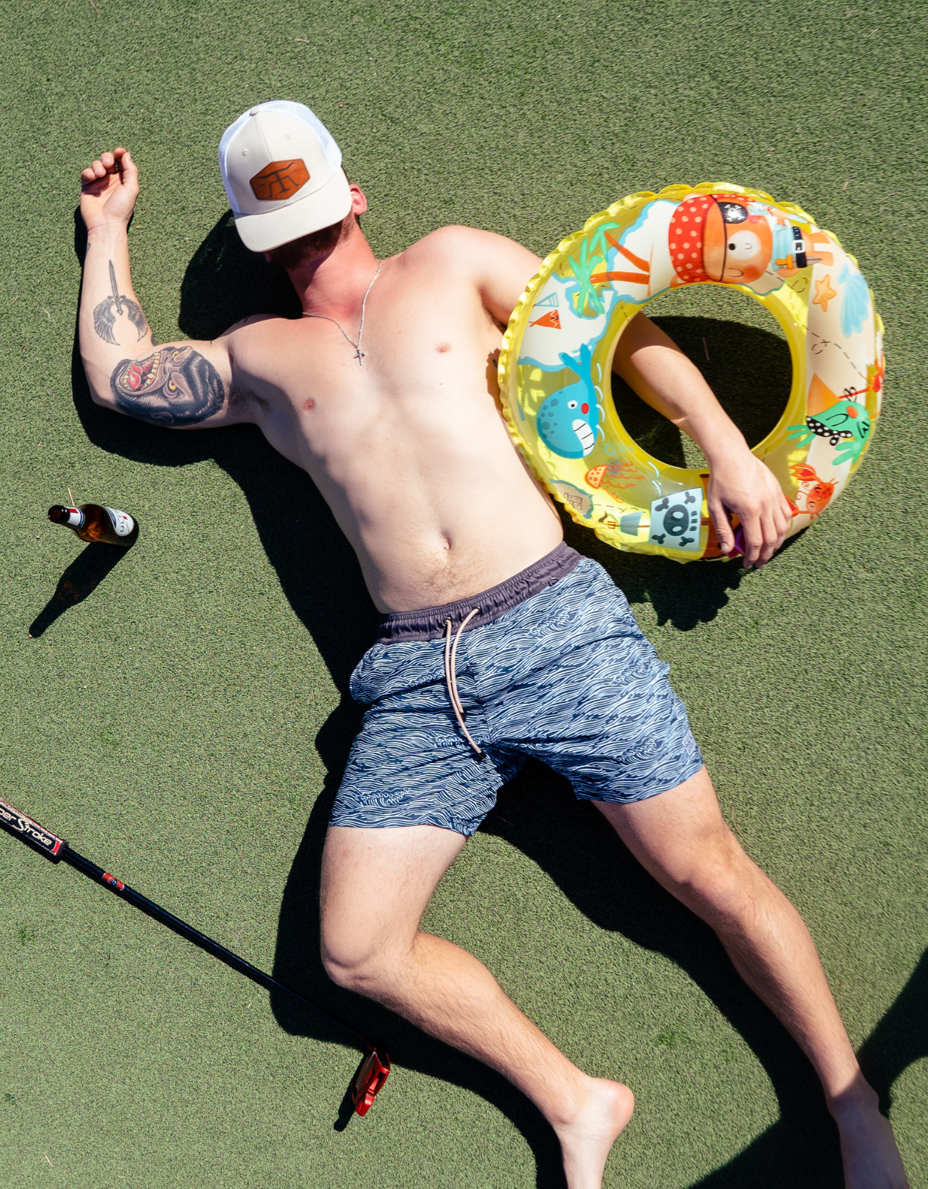 ROLL TIDES DEEP SEA - STRETCH SWIMSUIT