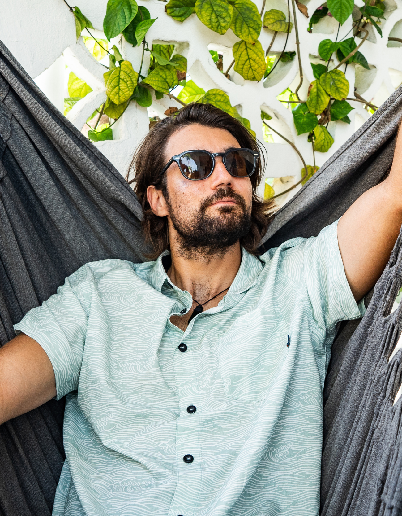 ROLL TIDES - FERN GREEN 7-SEAS™ BUTTON UP