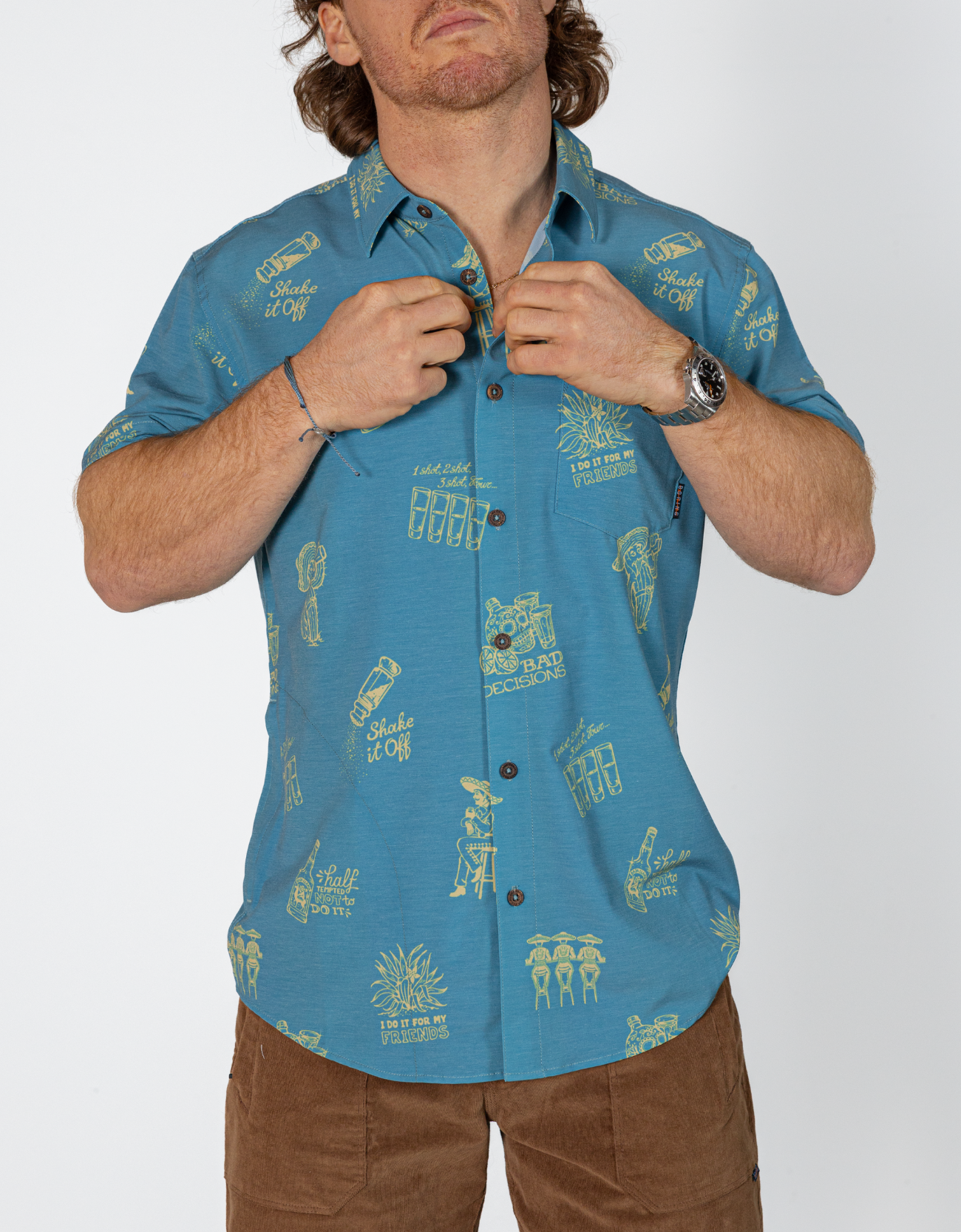 BAD DECISIONS - VAGABOND™ BUTTON UP