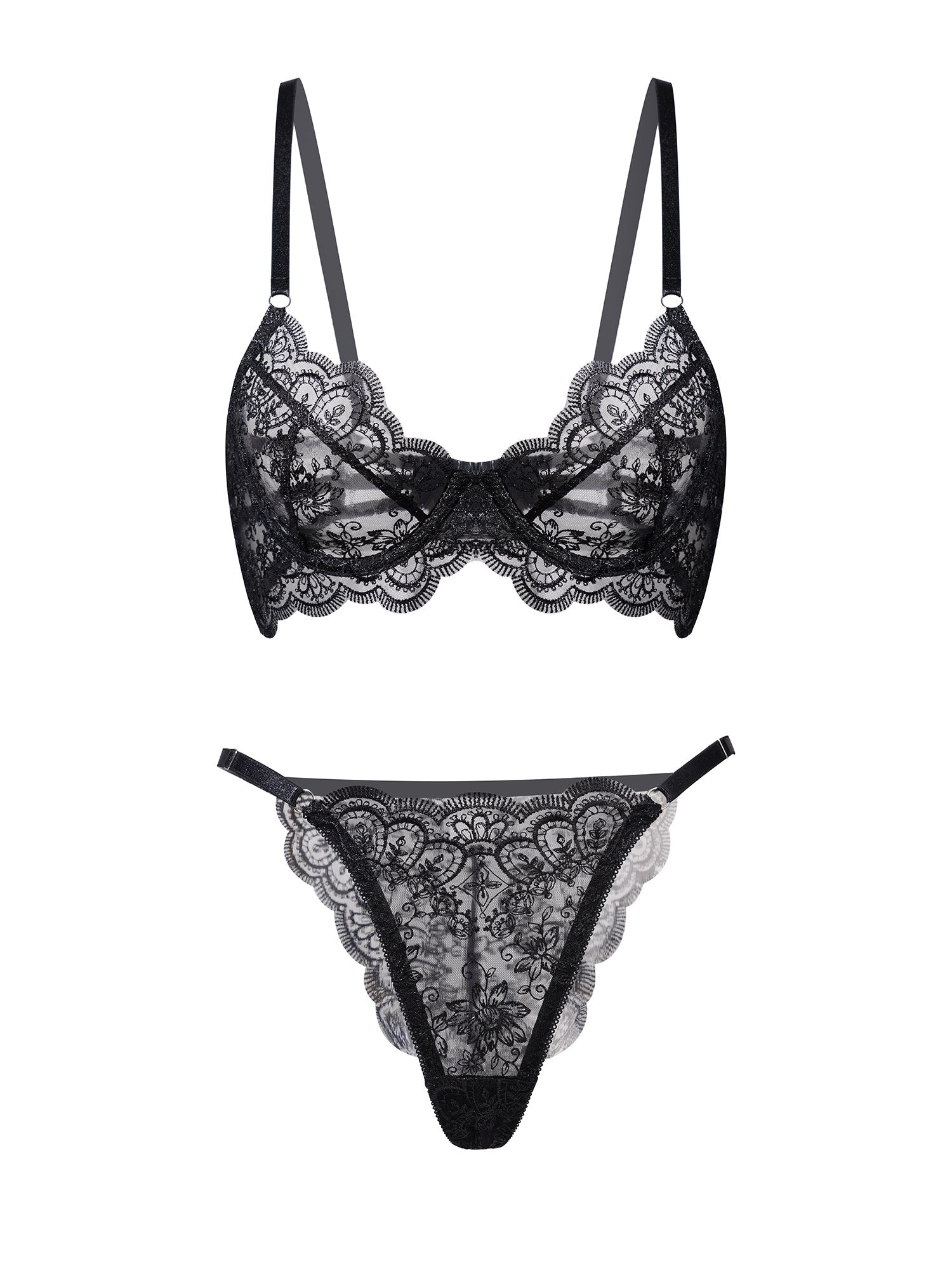 Exquisite Lace Lingerie Set