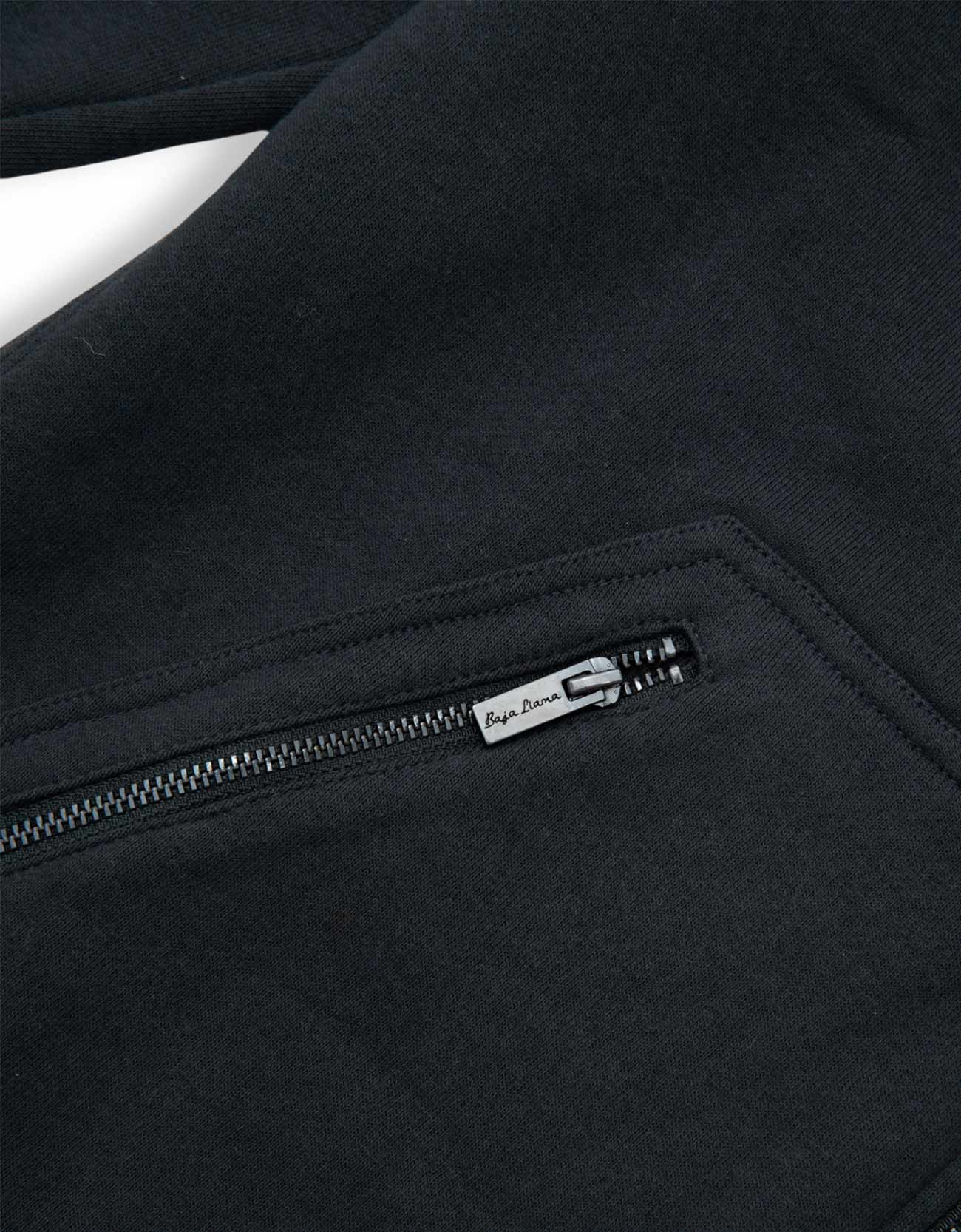 SHADY CHARACTERS ZIP HOODIE - BLACK