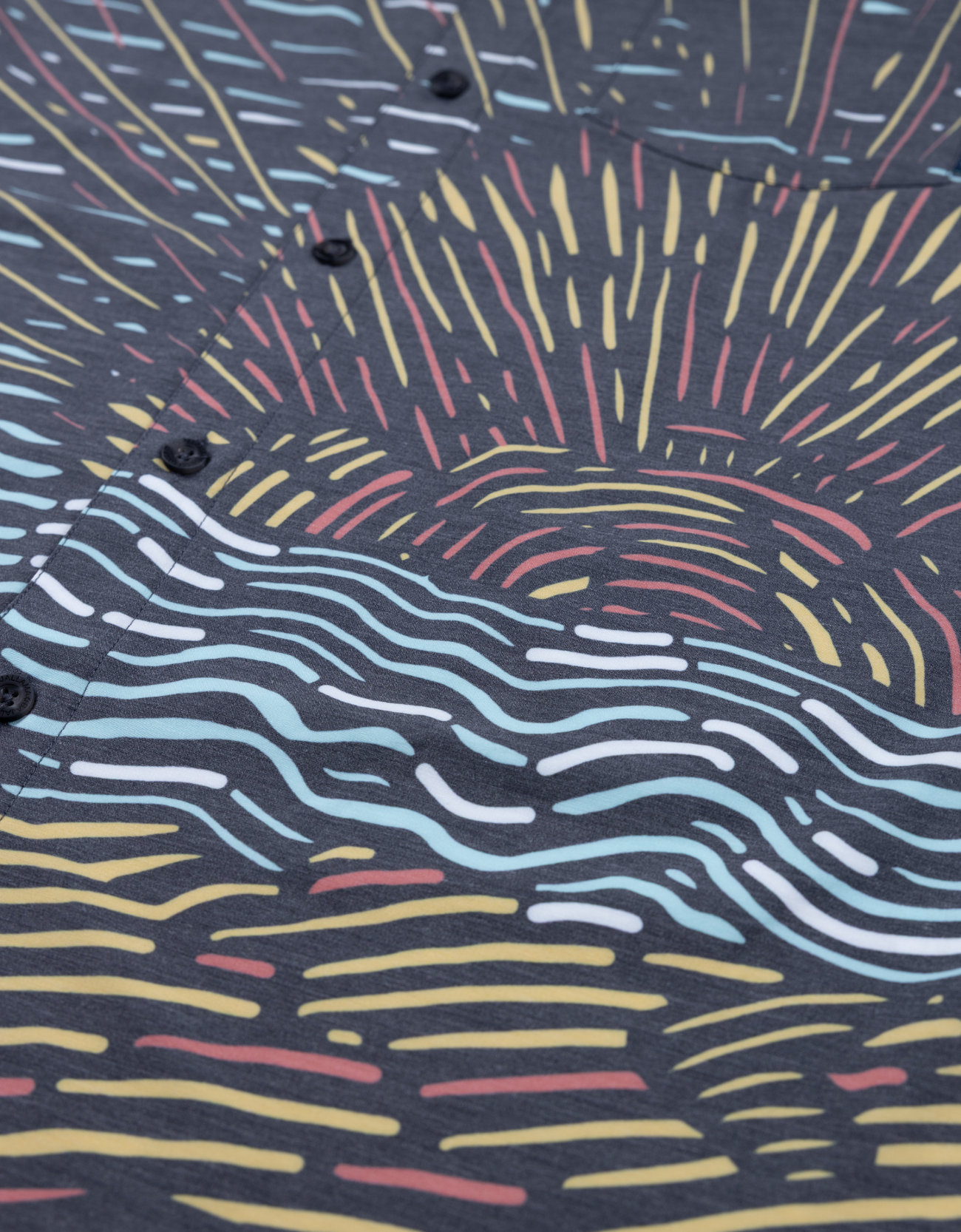 SUNBURST BLACK - VAGABOND™ BUTTON UP