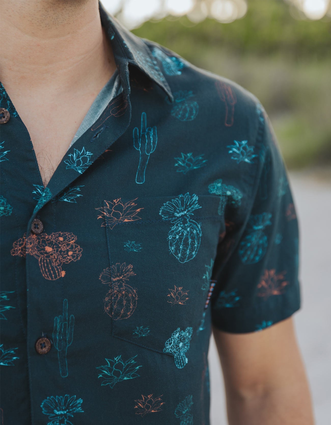 NEON DESERT - 7-SEAS™ BUTTON UP