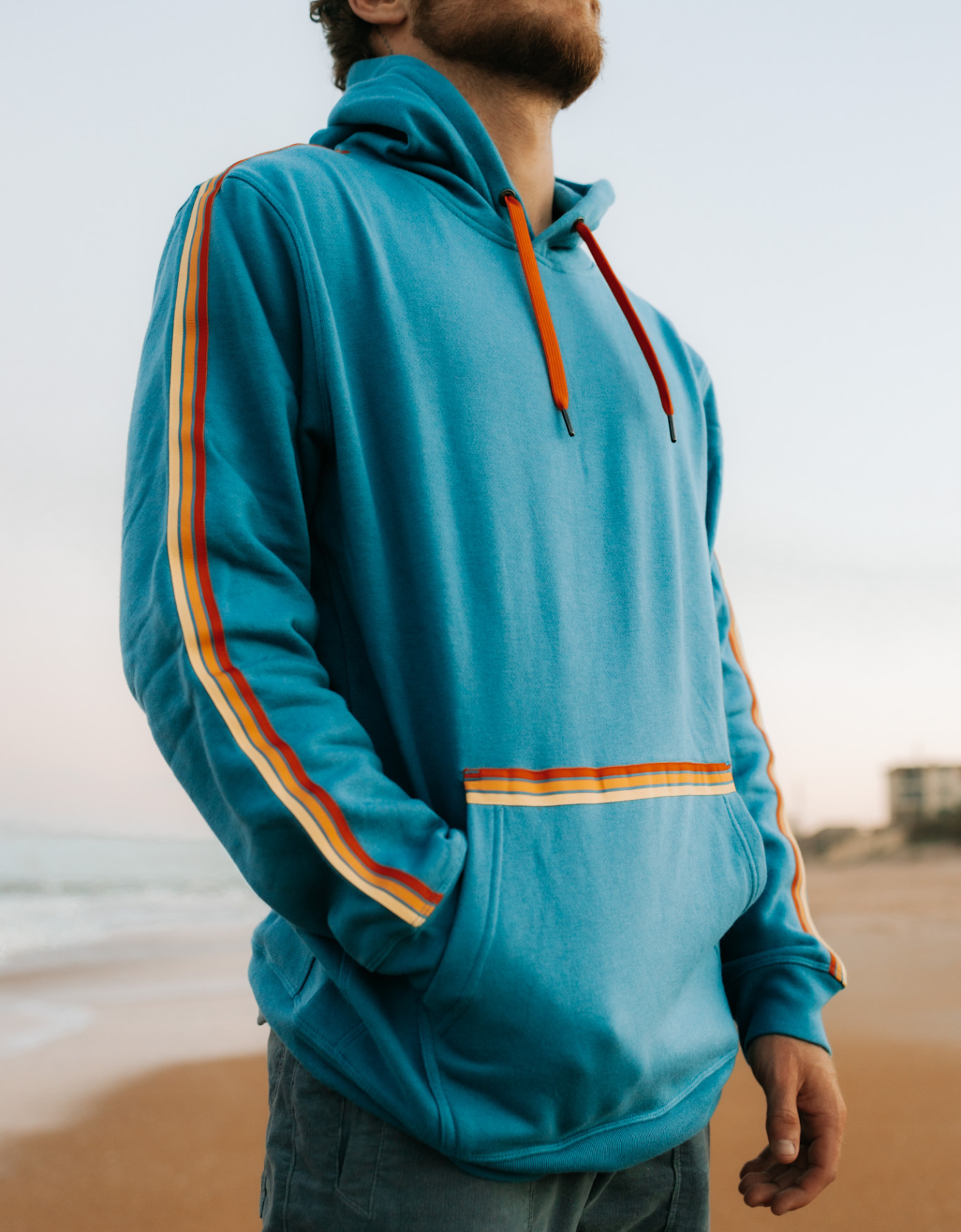 I TOLD YOU 3 LINES HOODIE - RETRO BLUE