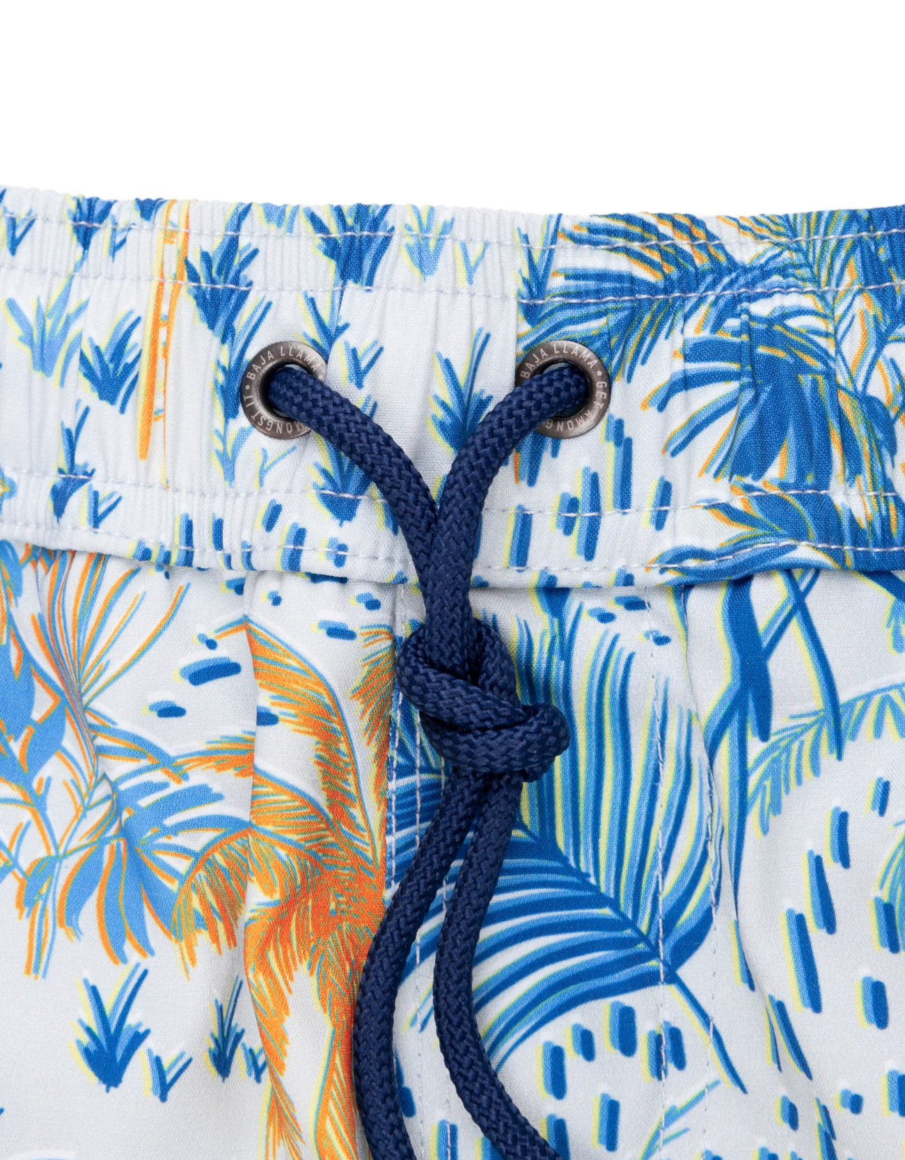 WHITE HOT TROPICS - ORANGE BURST STRETCH SWIMSUIT