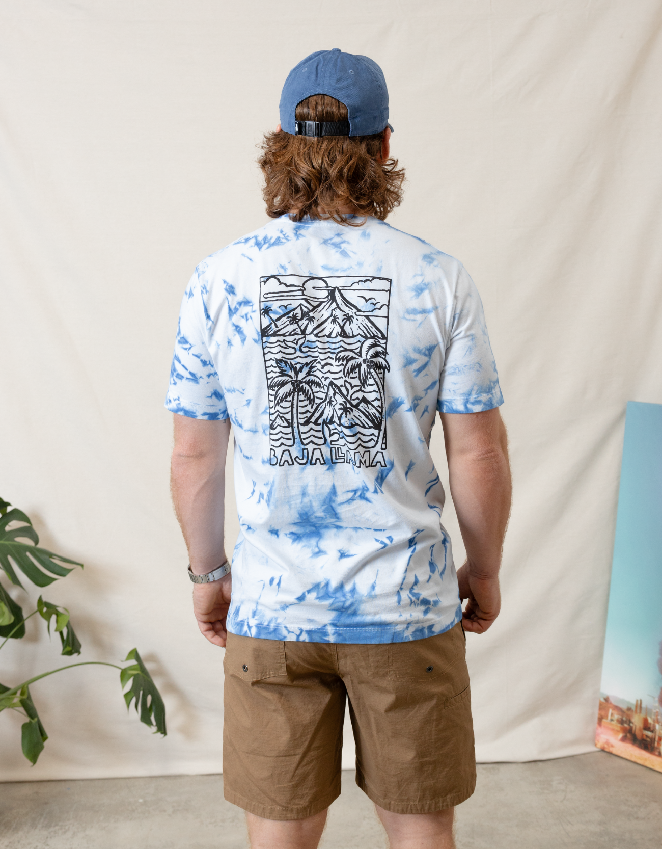 WAVY DAYZ - BLUE TIE DYE  PRIMO GRAPHIC TEE