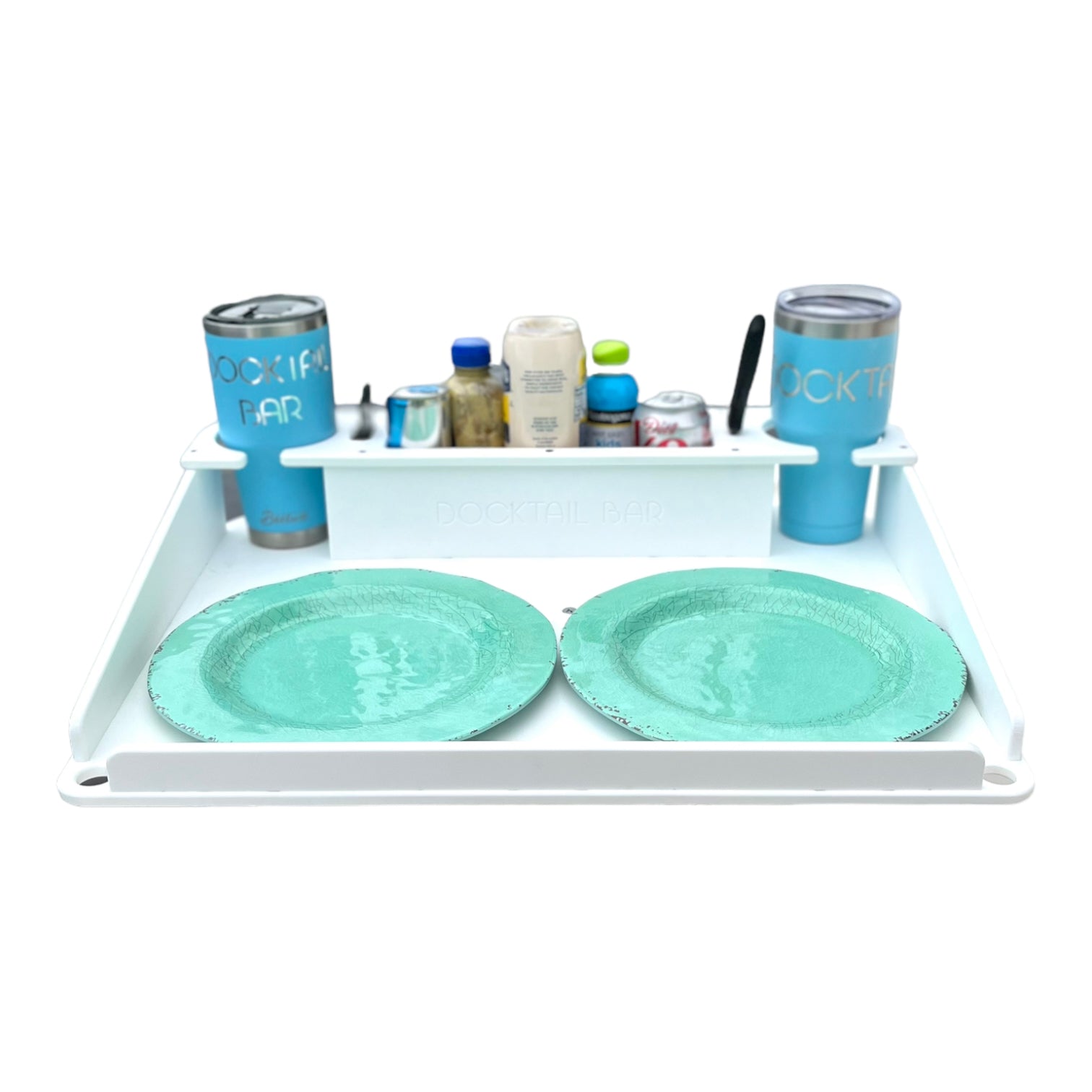 Docktail Boondocking Table - For Camping, RV's, Tailgating, Poolside, and Grill Prep