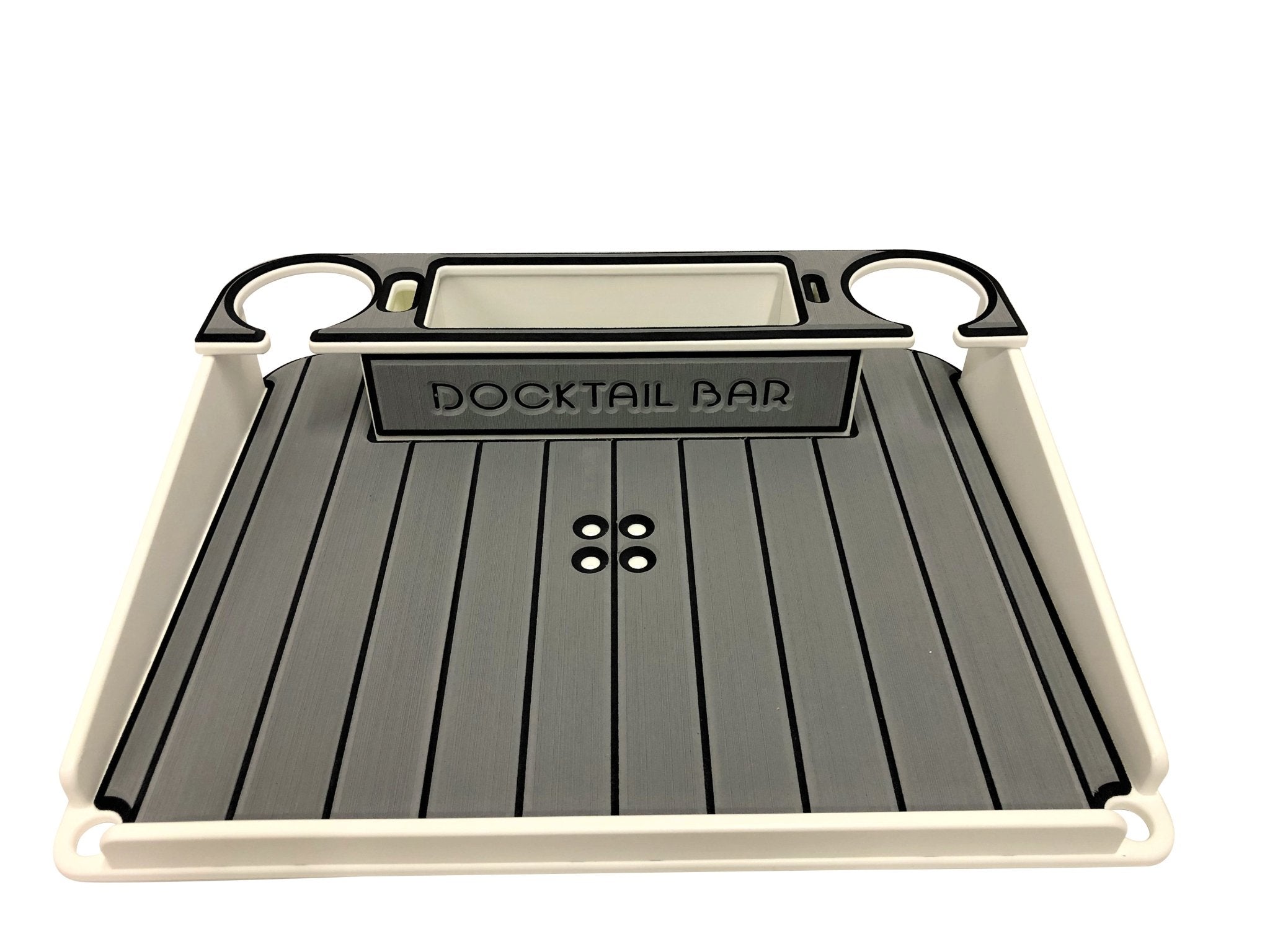 Docktail Utility Boat Table with Pedestal Table Attachment Options