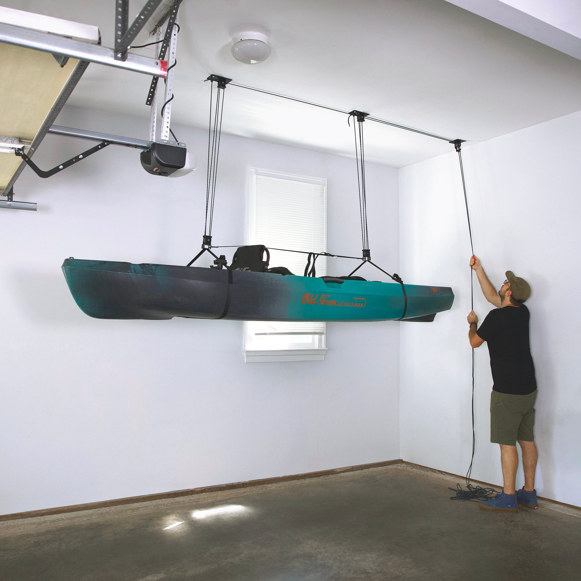 MaxAssist Kayak Hoist | Holds up to 150 lbs | Up to 18' Lift
