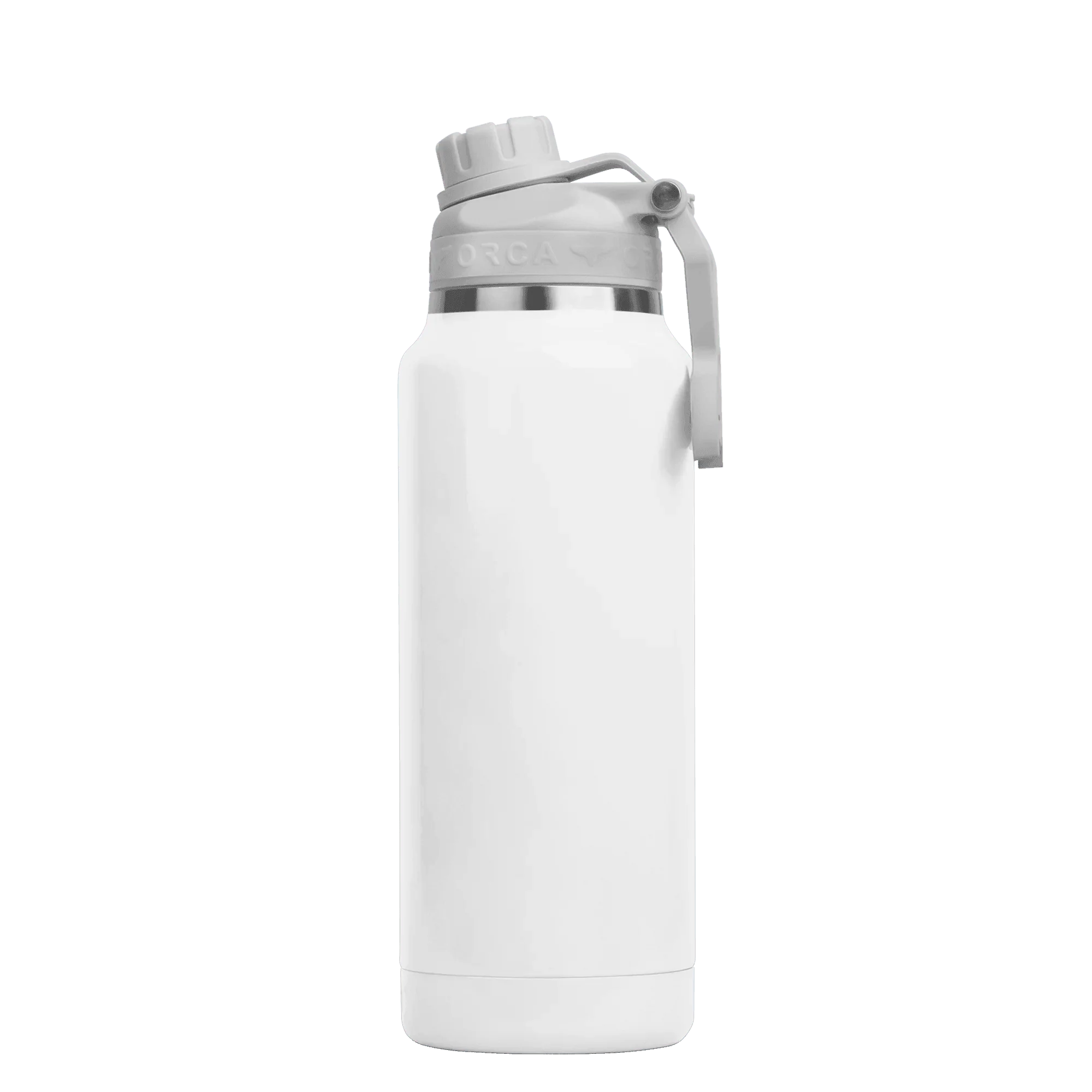 HYDRA™ 34OZ Water Bottle with Powder Coat Finish & Silicone Grip Whale Tale Handle