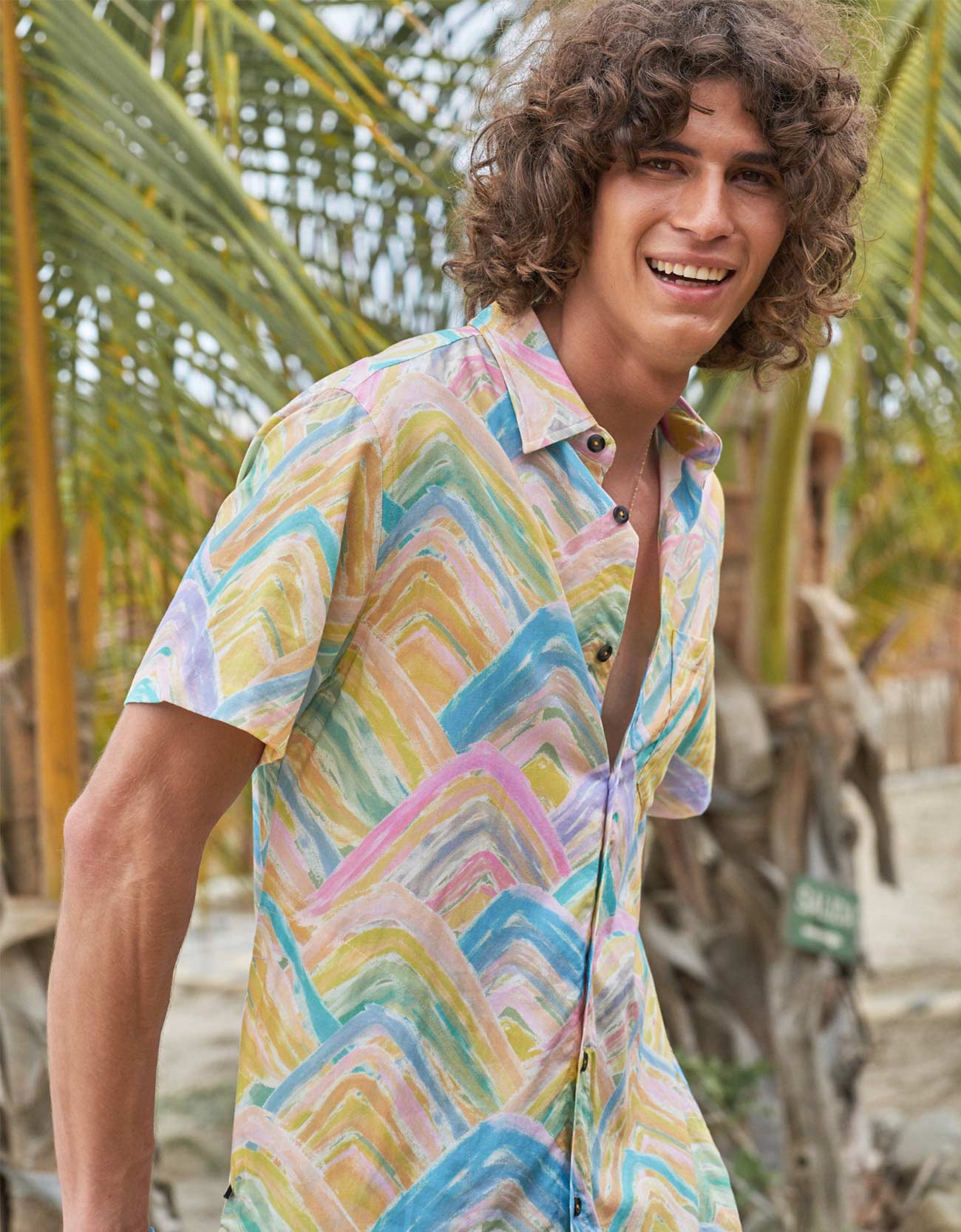 RAINBOW MOUNTAINS - 7-SEAS™ BUTTON UP