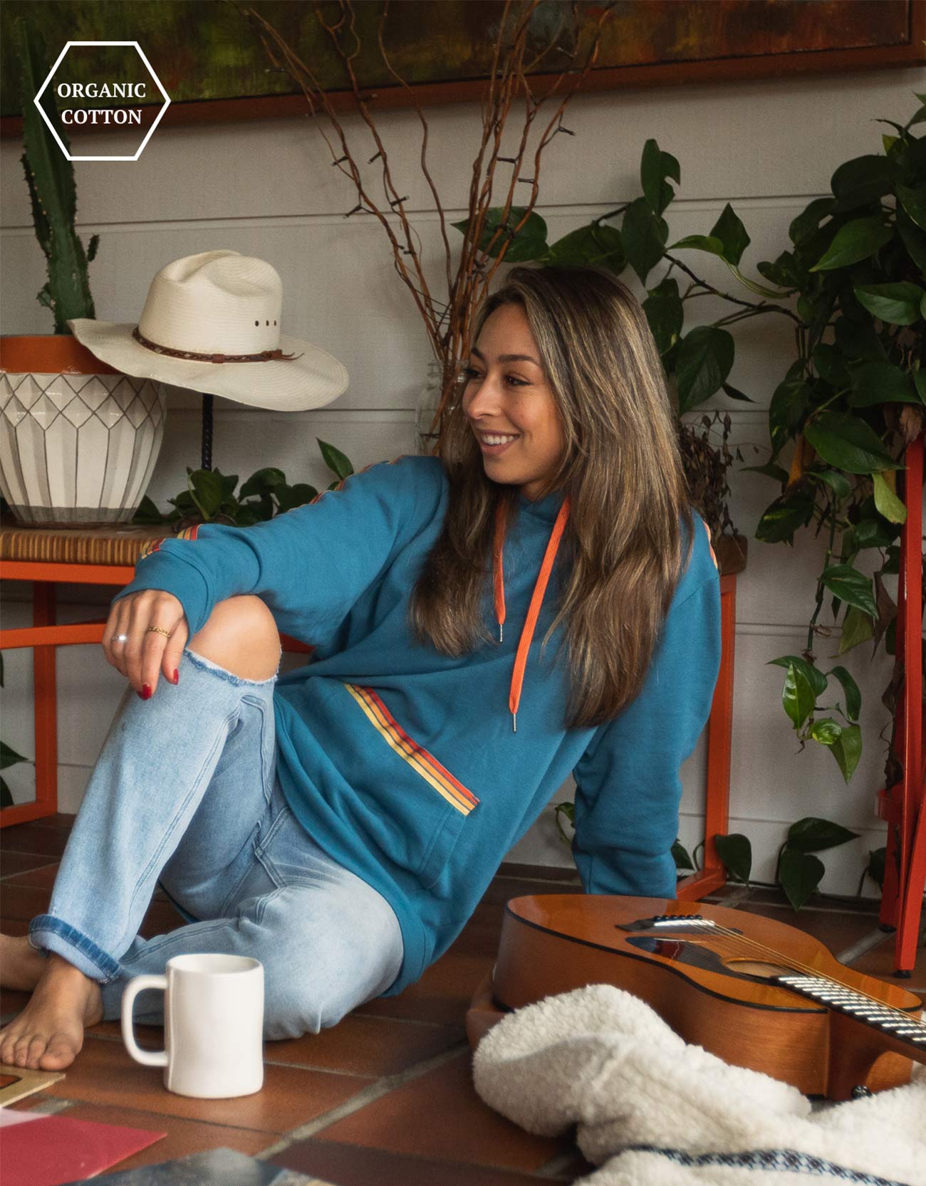 I TOLD YOU 3 LINES HOODIE - RETRO BLUE