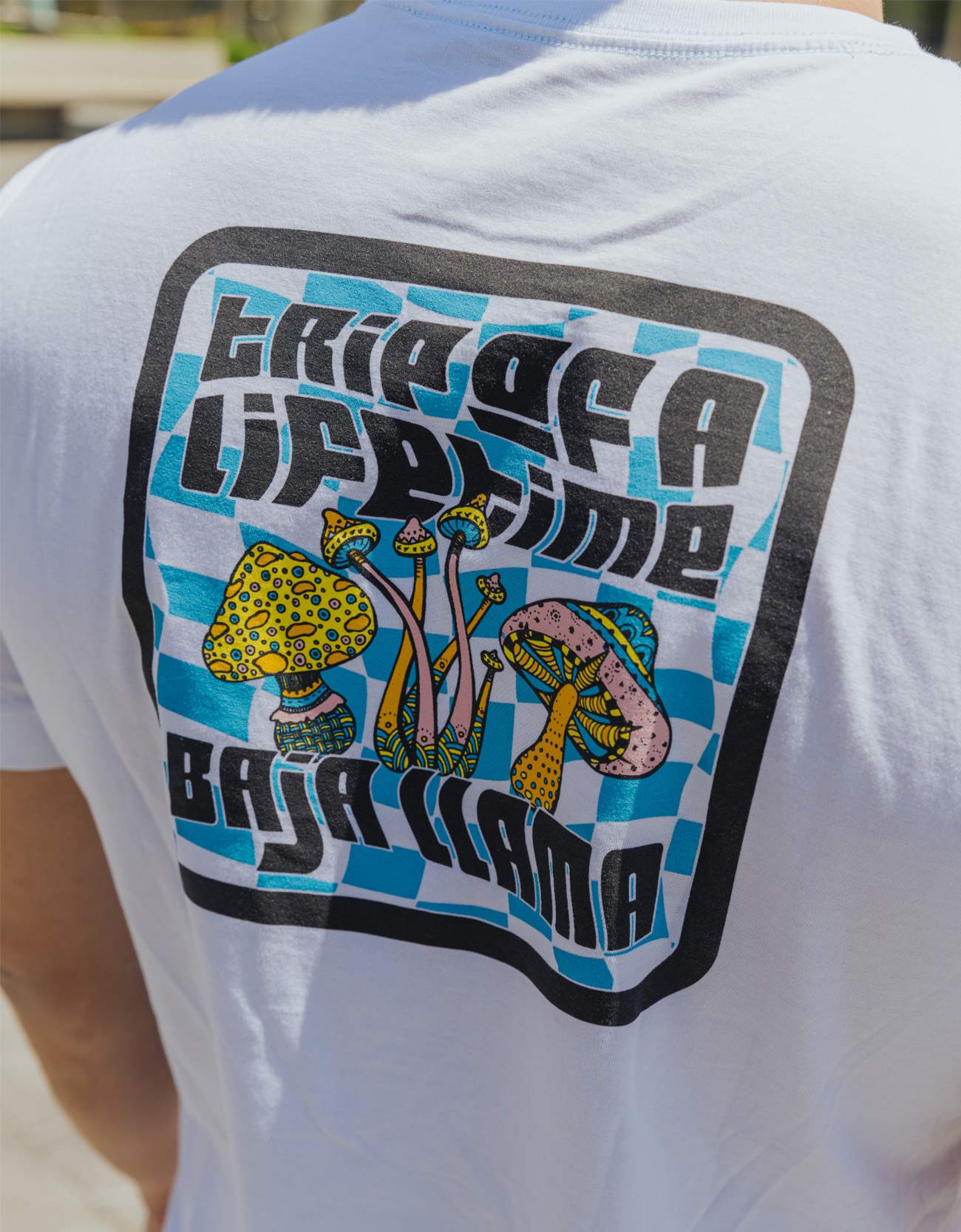 A TRIP OF A LIFETIME  - WHITE  PRIMO GRAPHIC TEE