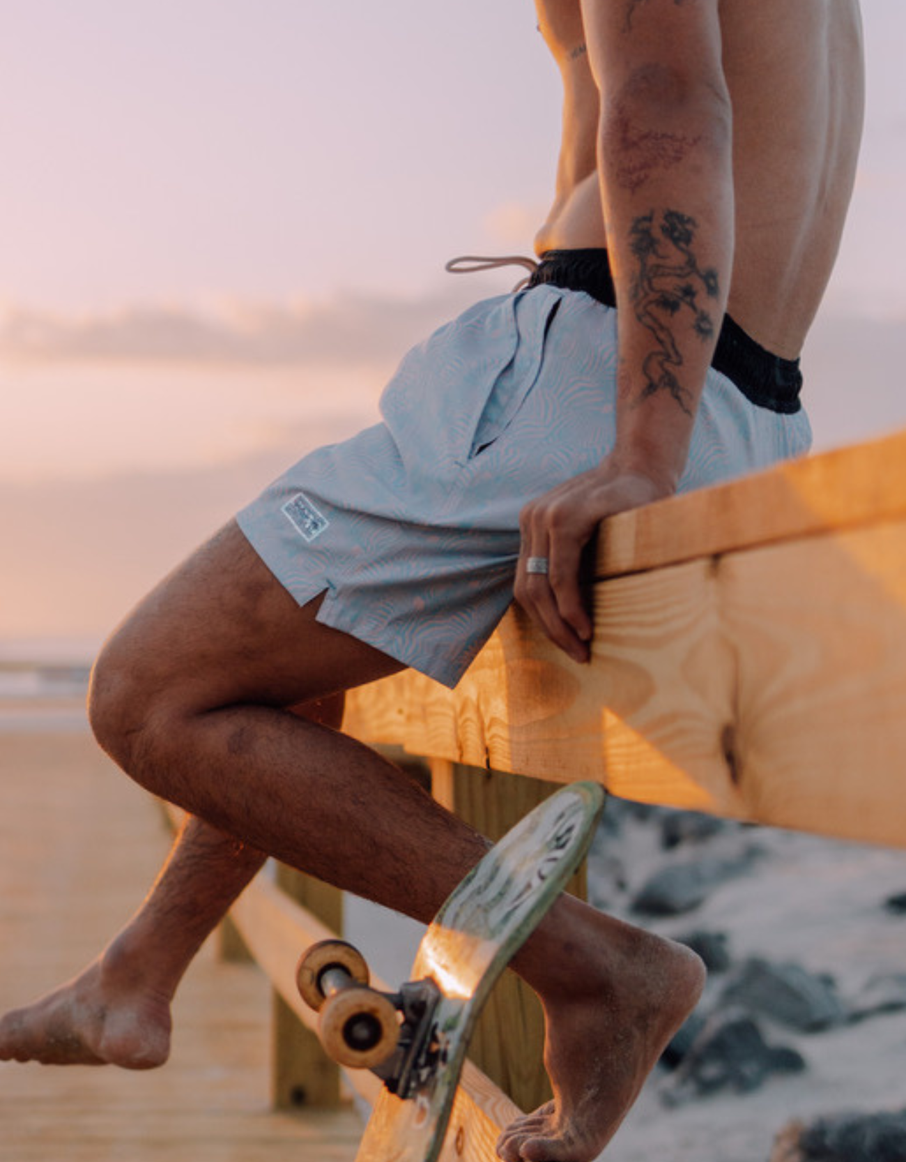 TOO MANY LINES ZEBRA - STRETCH SWIMSUIT